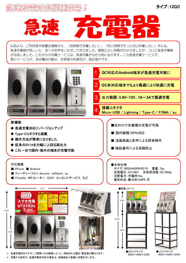 公衆型急速充電器資料